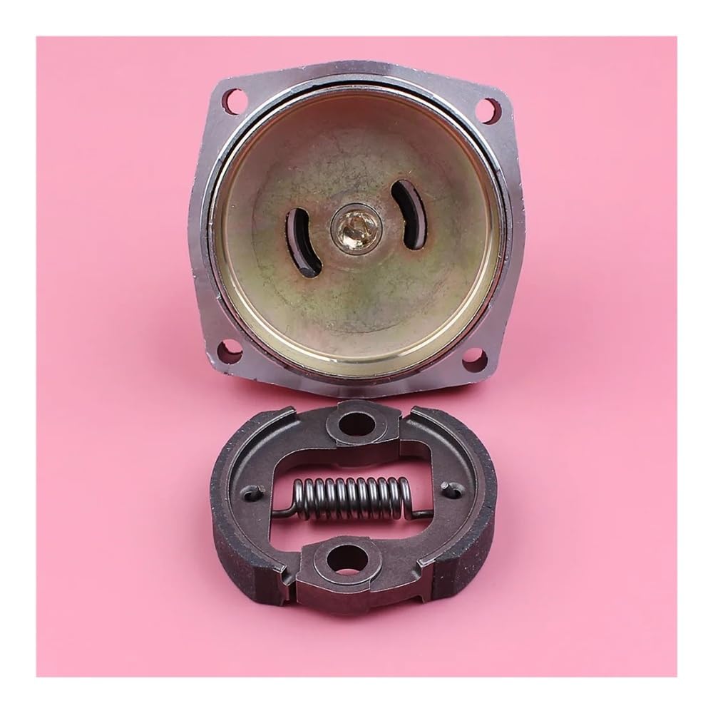 Conjunto de Cubierta de Tambor de Embrague con Embrague Compatible con Motor de desbrozadora y cortacésped GX31, GX35, GX35NT, HHT31S.