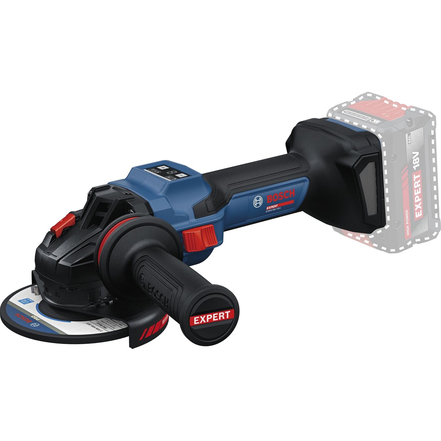 BOSCH Akumulatorowa szlifierka kątowa EXWS 18V-15 S 18 V
