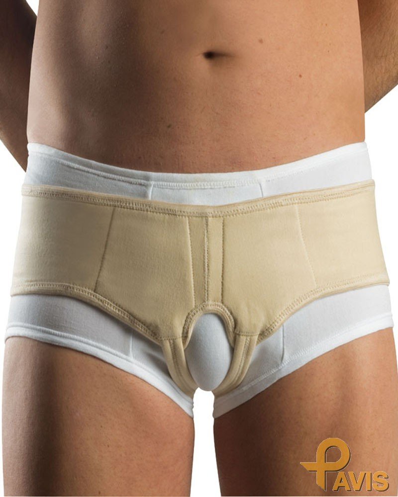 PAVIS – Cinto Erniario Alto – Cintura per Ernie Inguinali – Taglia: 100 – Sostegno Addome – Tessuto in Cotone – Passanti Sottocoscia Regolabili – Massimo Comfort – Made in Italy