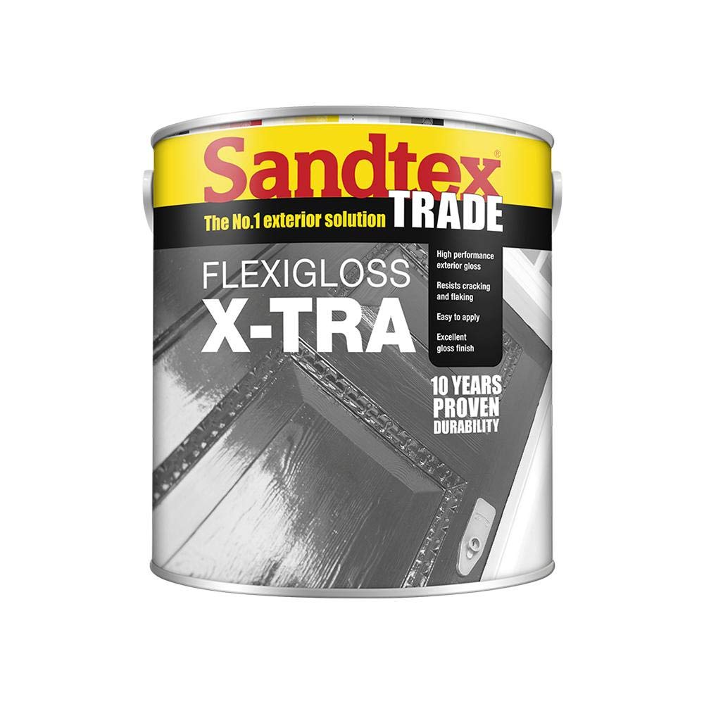 Sandtex Flexigloss X-Tra - Black - 2.5L