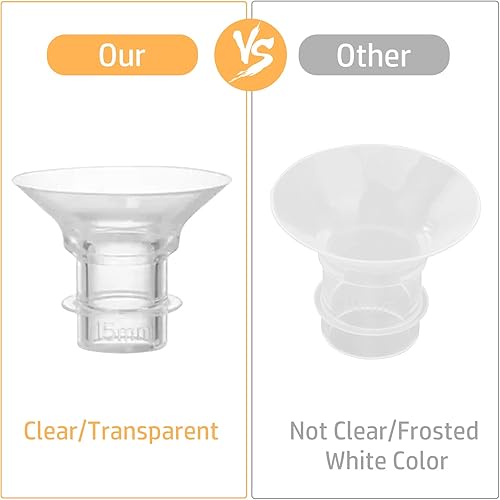 Miniatura 4 de Inserto de brida de 0.59 pulgadas, compatible con S9S12S9ProS12Pro piezas de extractor de leche portátil, reemplazo, escudo de bombainserto de brida