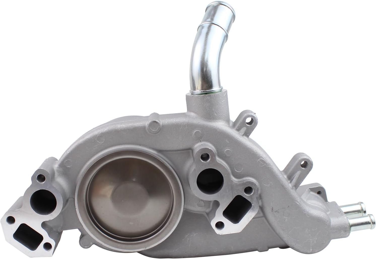 Engine Water Pump with Coolant Thermostat Housing and Drive Belt Tensioner Kit for Cadillac Escalade Chevrolet Silverado Suburban Express 1500 2500 3500 Tahoe Trailblazer GMC Envoy Yukon