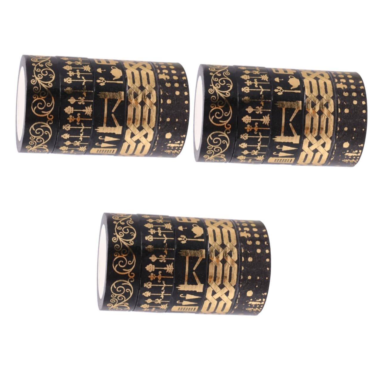 DOITOOL 3 Sätze Dekoratives Washi Tape Farbiges Klebeband Für Diy Scrapbooking Und Bastelprojekte Einfach Abziehbar Und Rückstandslos Entfernbar 5 Rollen * 3
