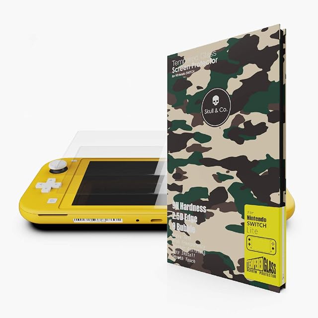 Skull & Co. Tempered Glass Screen Protector for Nintendo Switch Lite (2-PACK)