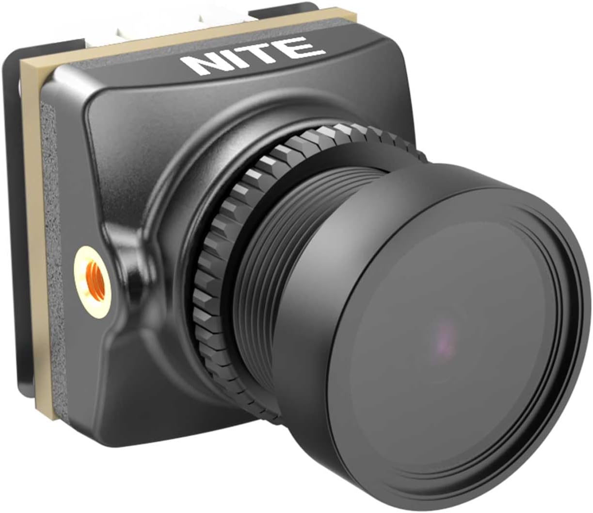 Phoenix 2 Nite Micro FPV Night Vision Camera 1500TVL 1/2.8" Starlight Sensor Support OSD & Joystick Control 5-24V Wide Voltage for FPV Drone Night Flying (No IR Filter, 8g)