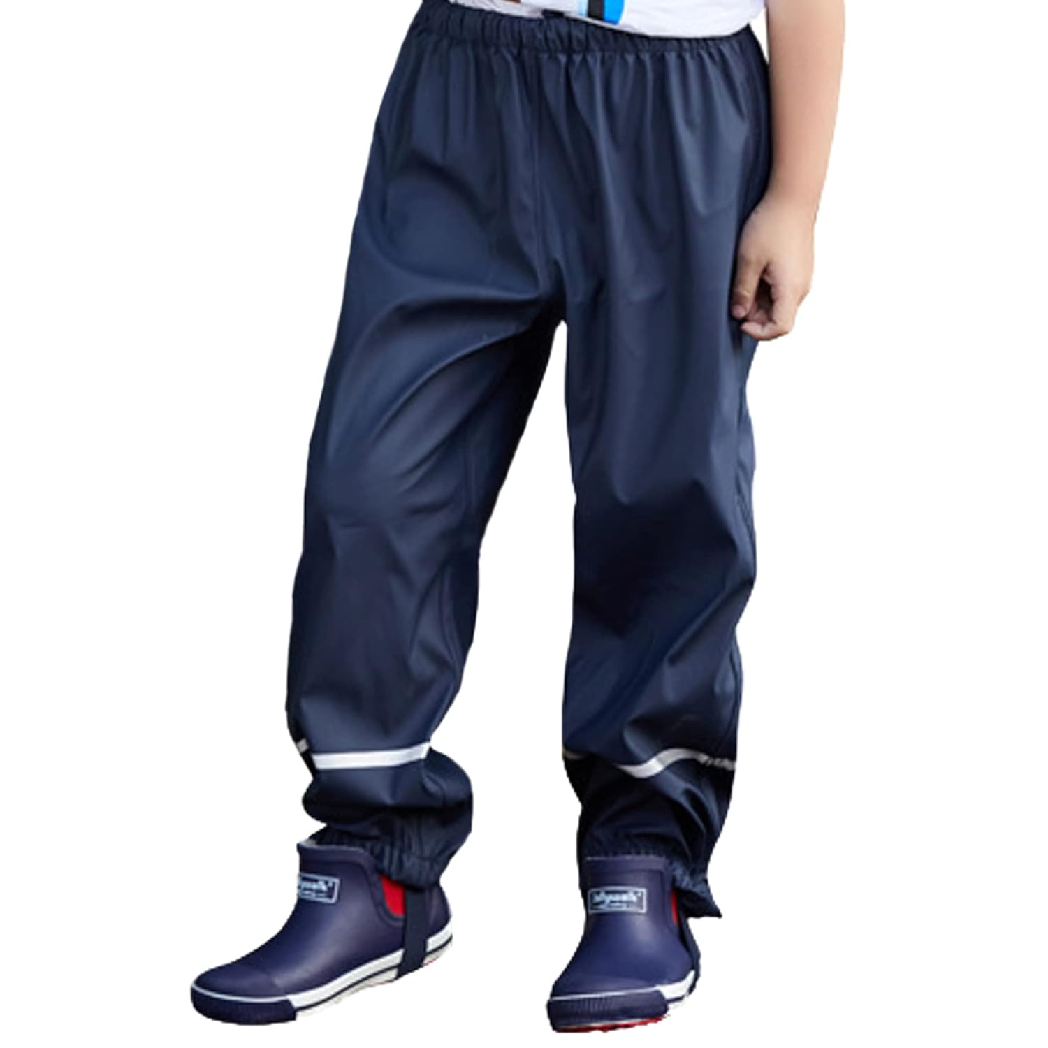 Boys Girls Waterproof Rain Pants Unisex Kids Rain Pants