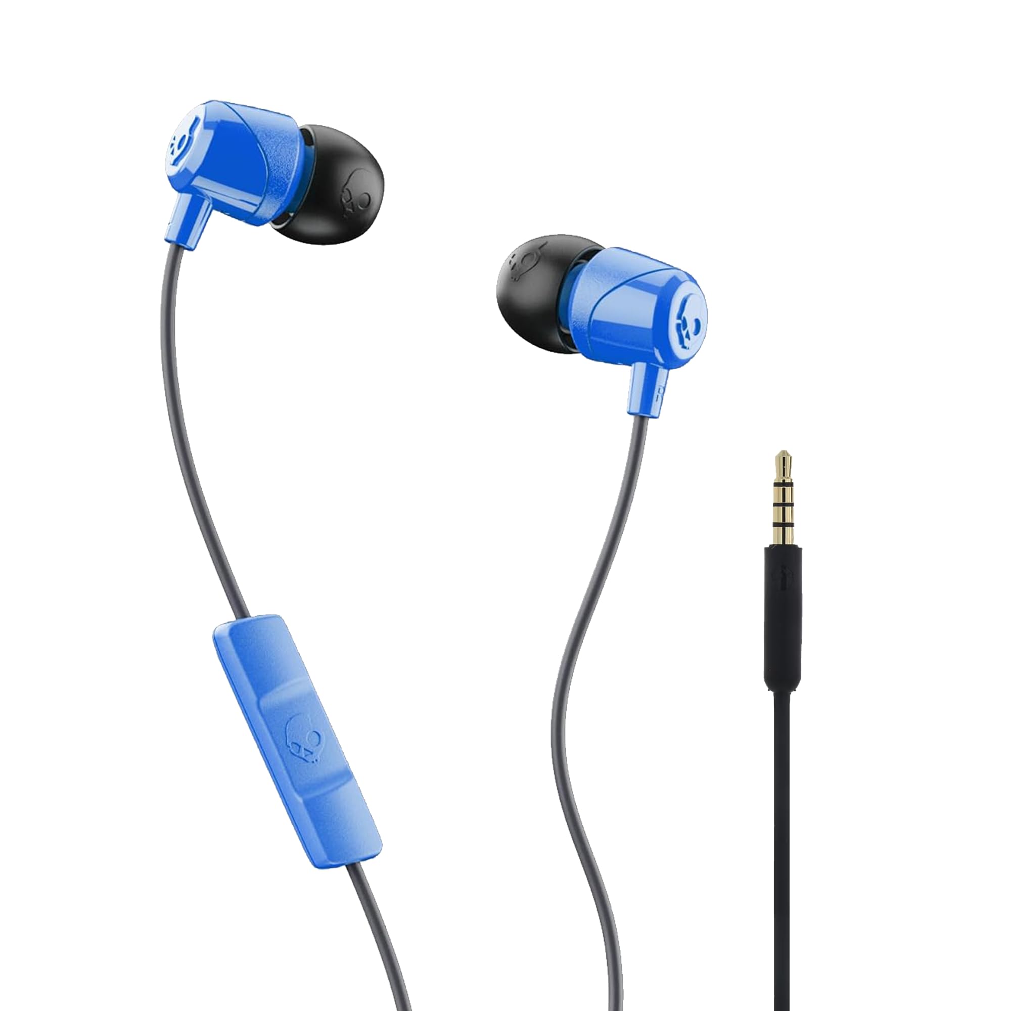 The Best Skullcandy Headphones Earbuds of 2026 You Can Buy Today Jib Wired Earbuds with 3.5mm AUX Plug, Noise Isolating Fit, In-Line Microphone Call and Track Control, Convenient for Travel - Cobalt Blue