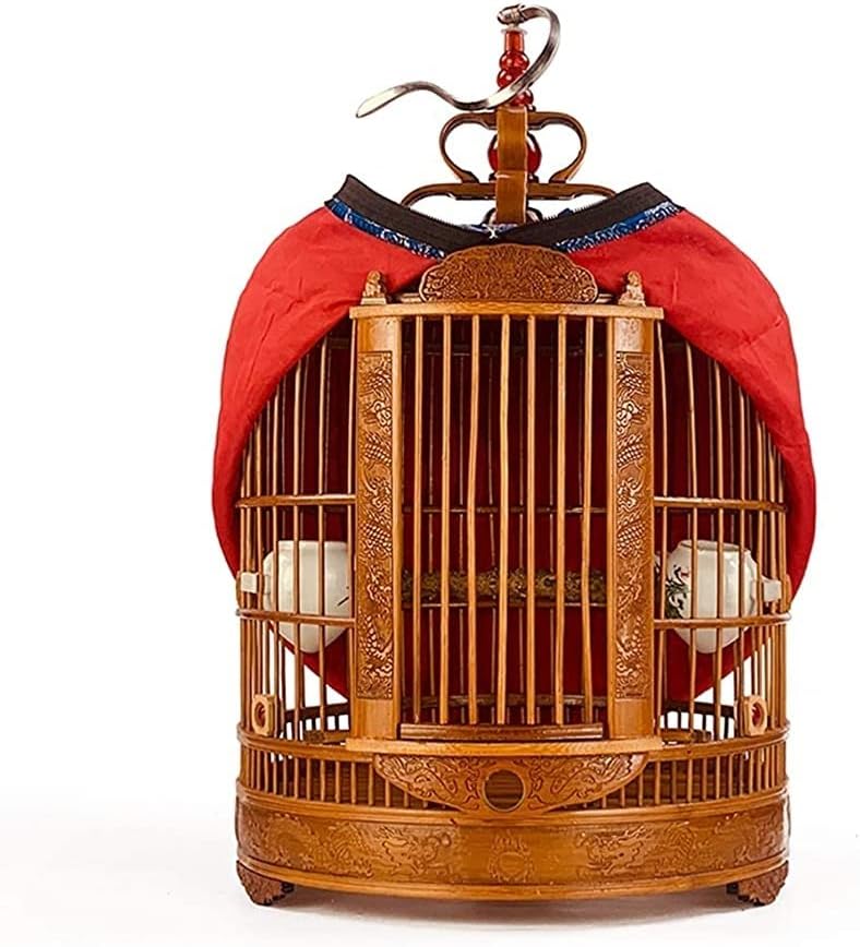 鳥かご 鳥ケージ 豪華 ペットバードケージ 手作り竹織り 清潔簡単 滑らかで繊細バリなし 大型のインコケージ 文鳥 セキセイ ボタン Size 33x48cm 期間限定 鳥かご 鳥ケージ 豪華 ペットバードケージ 手作り竹織り 清潔簡単 滑らかで繊細バリなし 大型のインコケージ 文鳥 セキセイ ボタン Size 33x48cm 期間限定