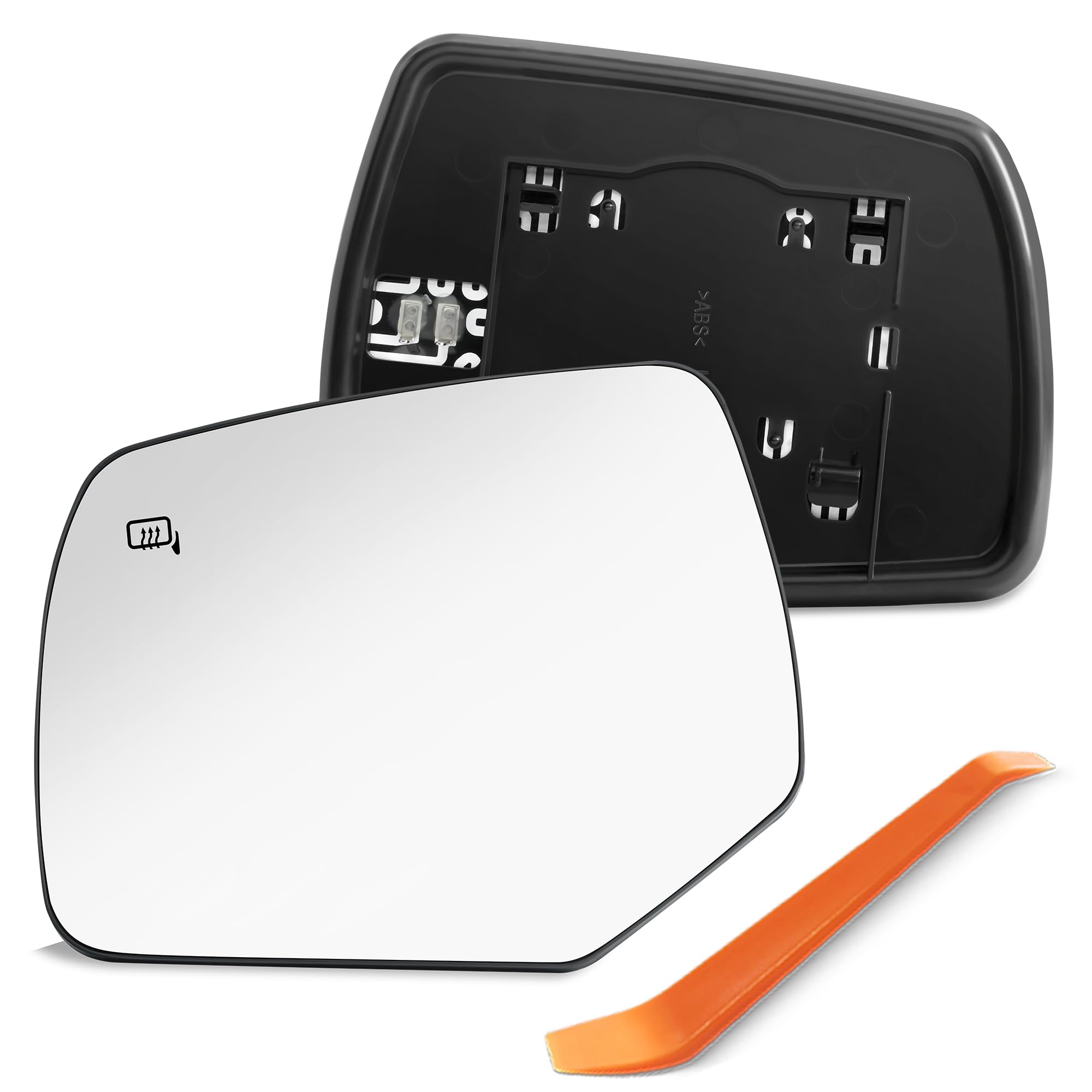 SNEMEEY Driver Side Mirror Glass Replacement for Ford Escape 2008 2009 2010 2011 2012, Mercury Mariner Mirror Glass 2008-2011, Left Heated Mirrors
