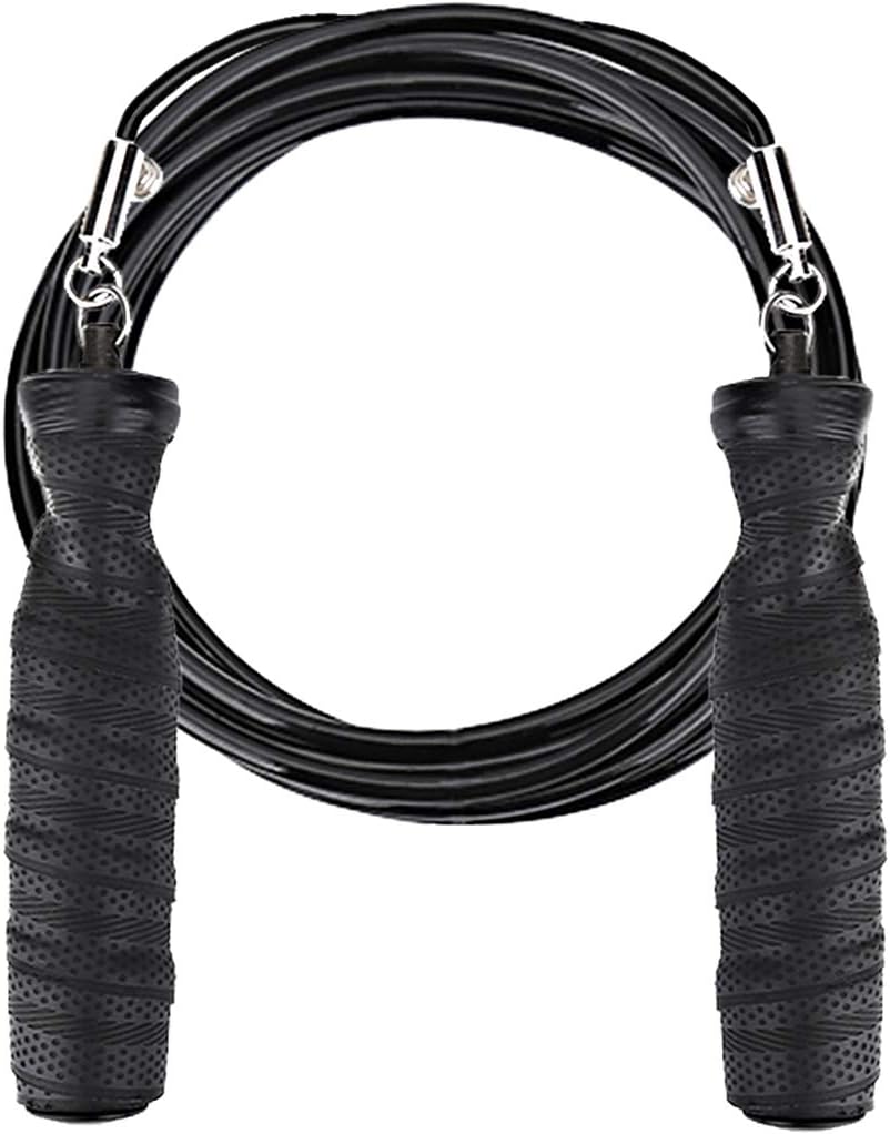 RehomyJump Rope - Adjustable Steel Wire Speed Jump Skipping Rope for Aerobic Exercise Crossfit Fitness Gym Training
