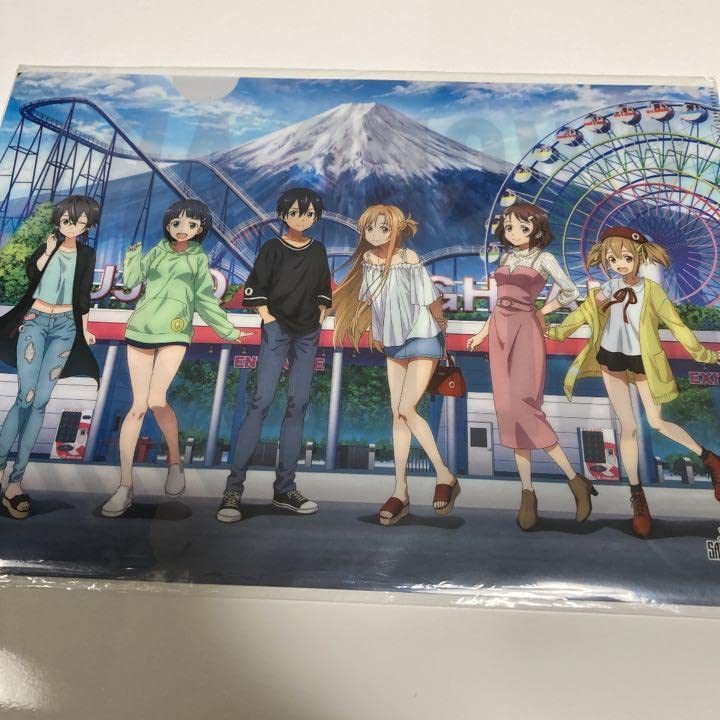 SAO ソードアート　富士急ハイランド　限定クリアファイル 送料無料☆富士急ハイランド A4クリアファイル/SAOソードアート
