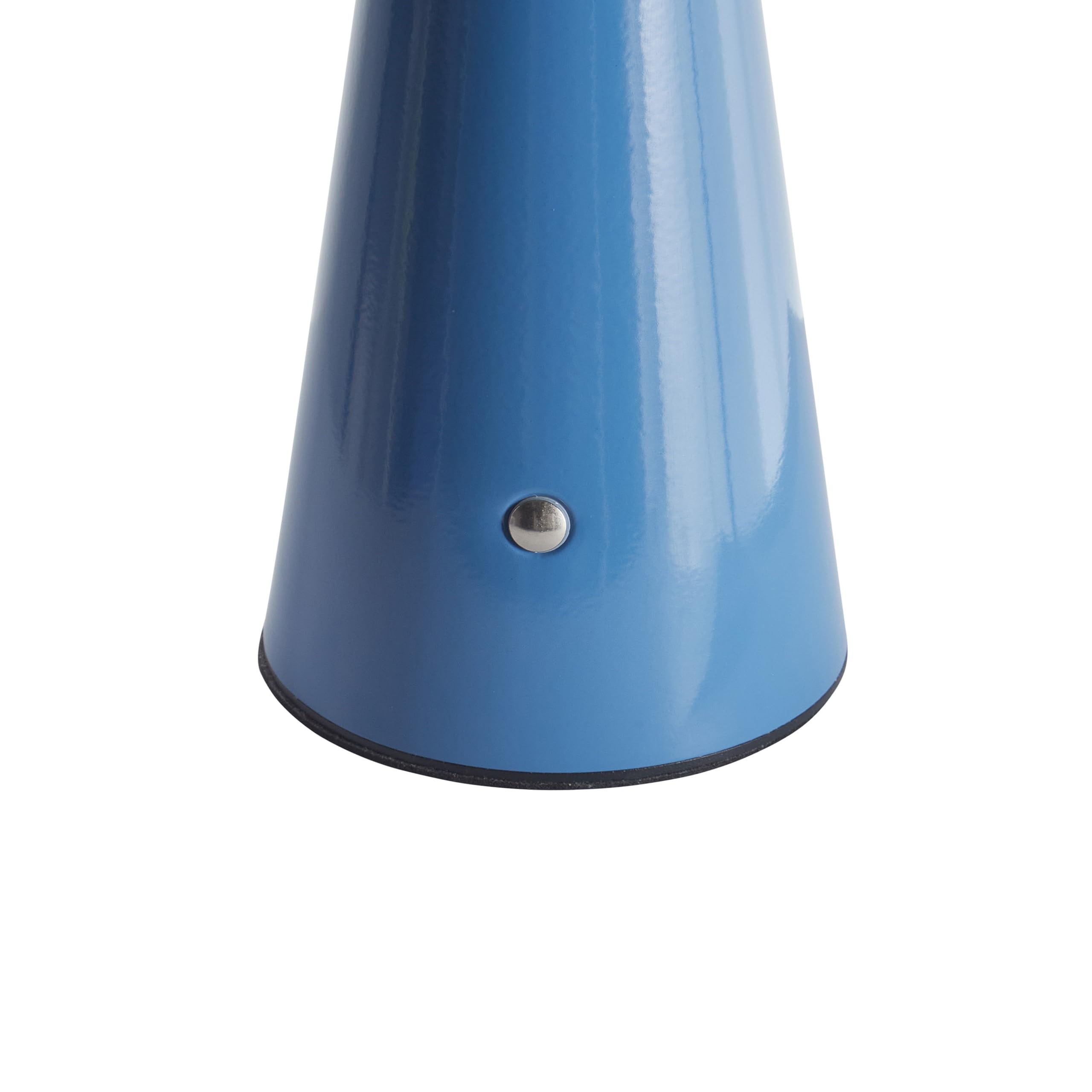 Beliani Tischlampe LED Metall blau Dimmfunktion wiederaufladbar kabellos Akku Apayao