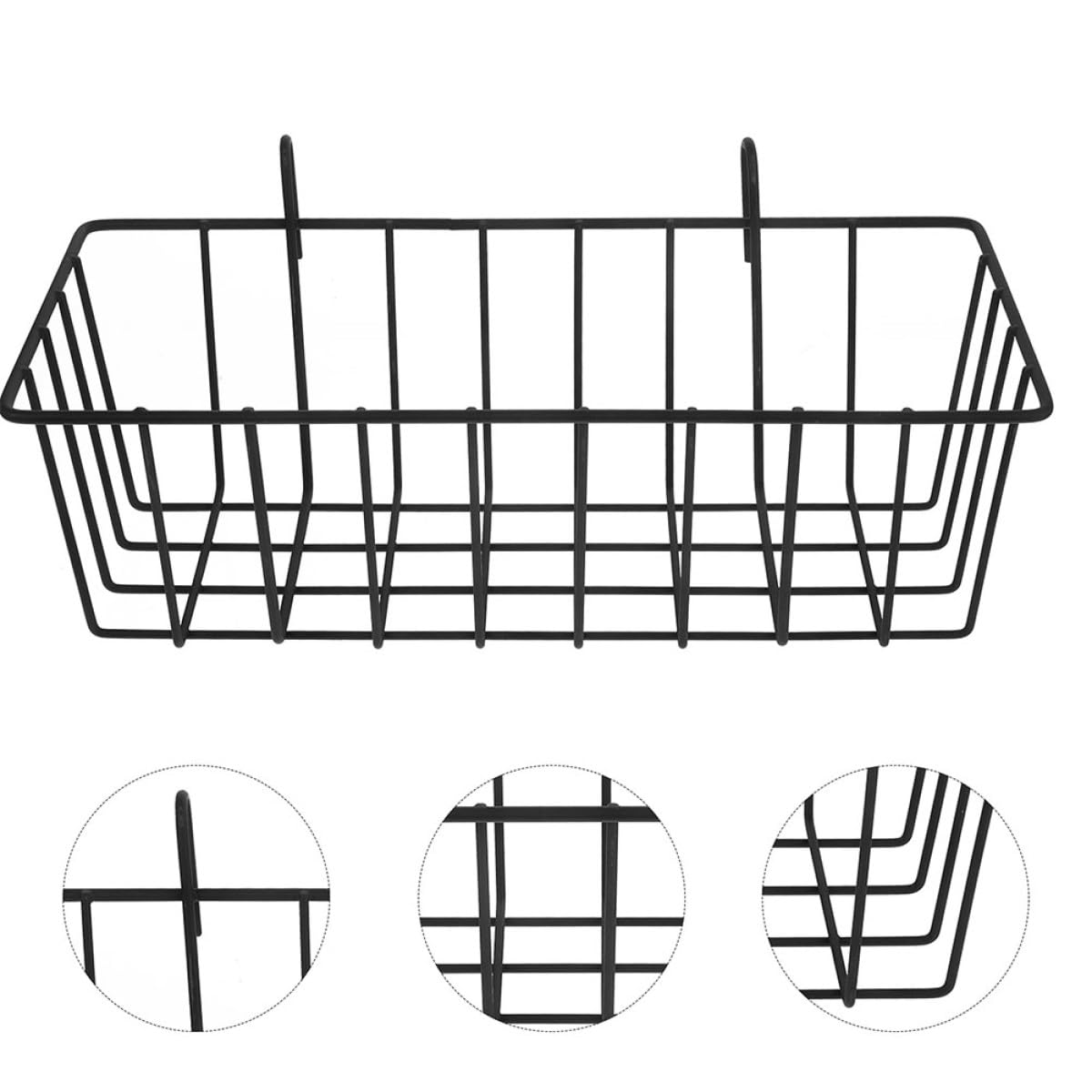Râtelier à Foin pour Lapins, Lot de 5, Fer Noir pour Cage