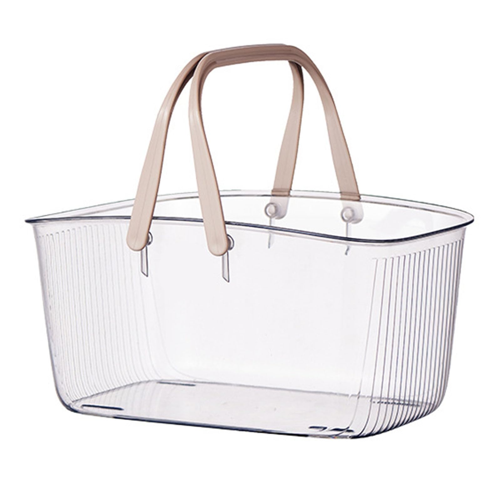 Pssopp Clear Shower Caddy Baskets with Handles Portable Shower Caddy Basket Large Storage Basket Shower Organizer with Handles