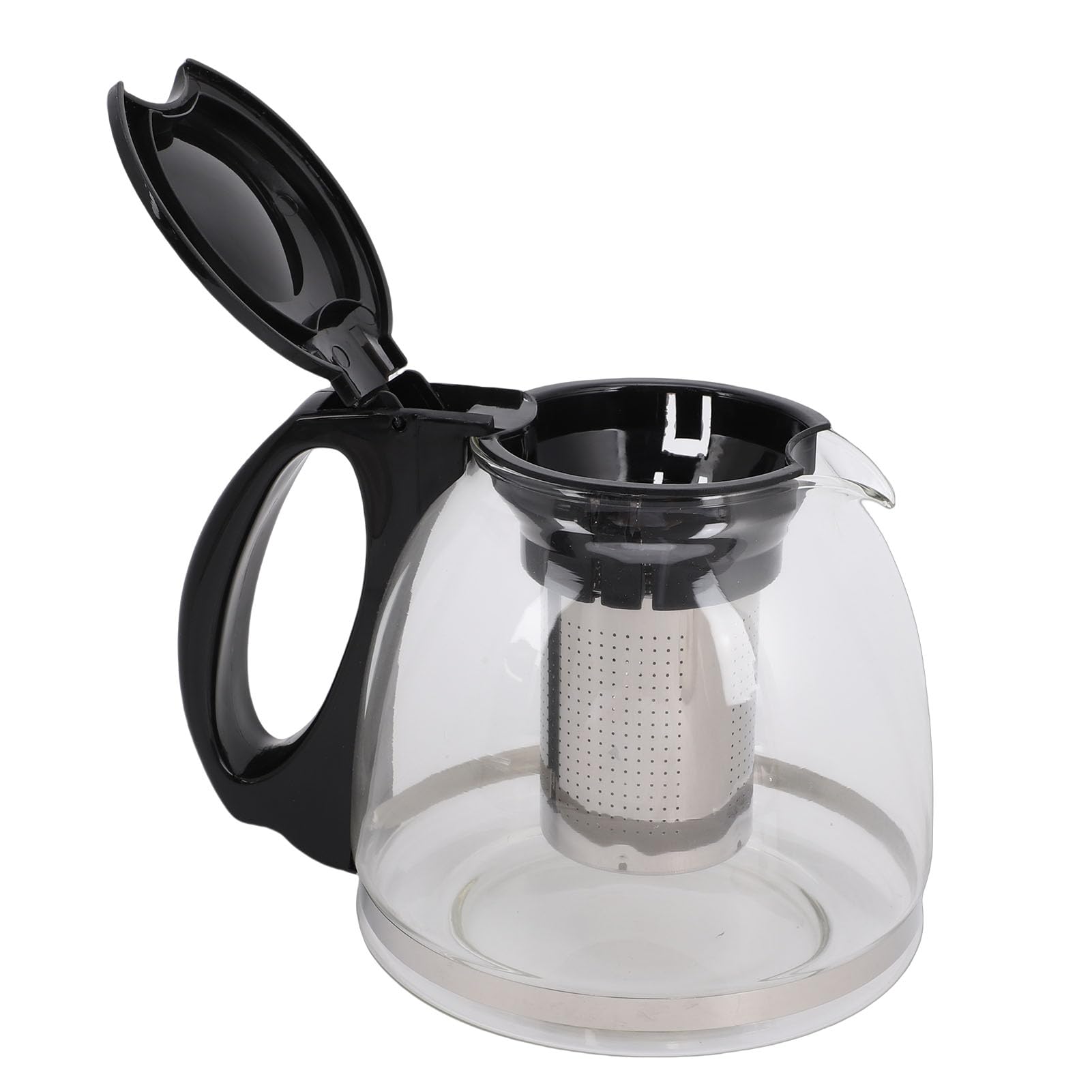 Dpofirs Hervidor Eléctrico con Infusor de té, Hervidor de té Turco, Tetera Eléctrica de Doble Olla, Ebullición Rápida (EU)