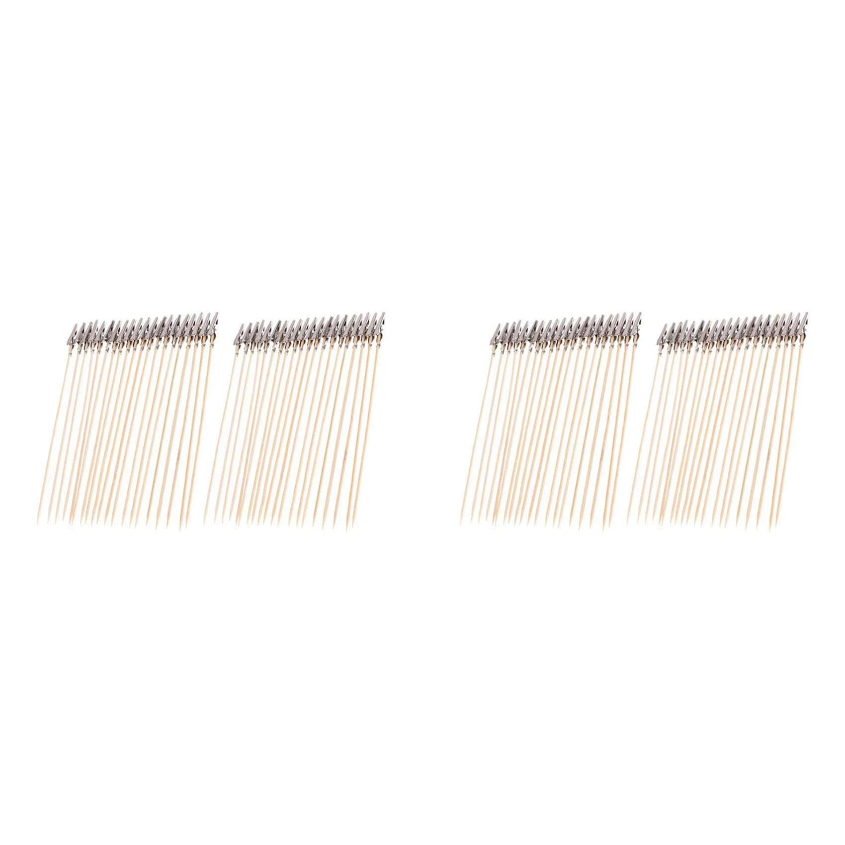 Jnchdghwa As Shown 80Pcs Wooden And Metal Painting Easels Alligator Clip Stick Modeling Tools For Airbrush Model Parts