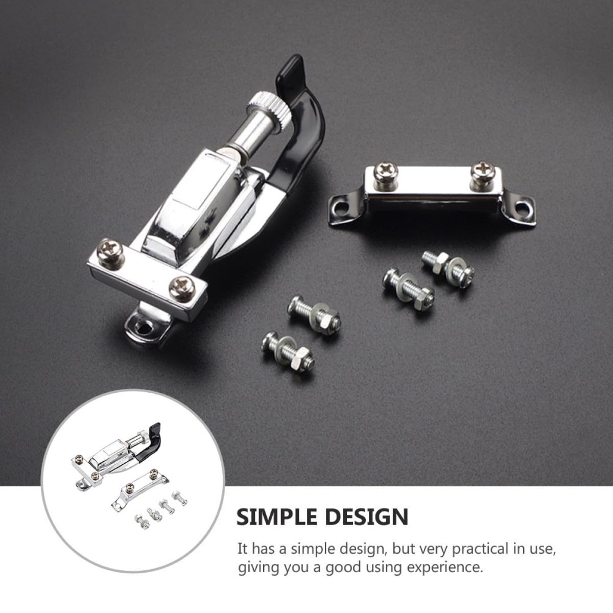 Ajusteur de Tambour Caisse Claire W601 en Acier Inoxydable, Régulateur et Tendeur de Câble Solide, Accessoire de Percussion pour Batterie de Fanfare, Pièces de Rechange Précises