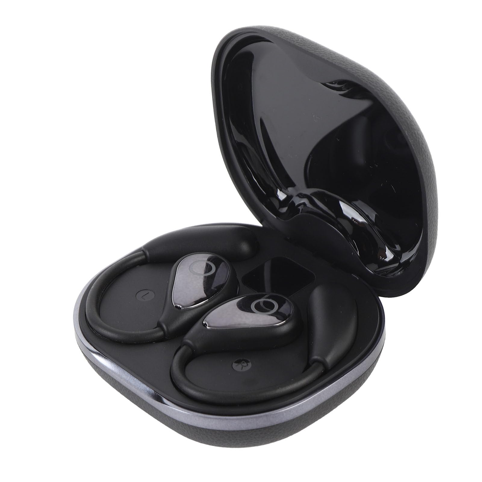 Jiawu Auricolari per Traduzione Bluetooth Controllo Touch Avanzato per Conversazioni Fluide in 144 Lingue per Viaggiatori Internazionali Bianco Confezione da 2 (BLACK)