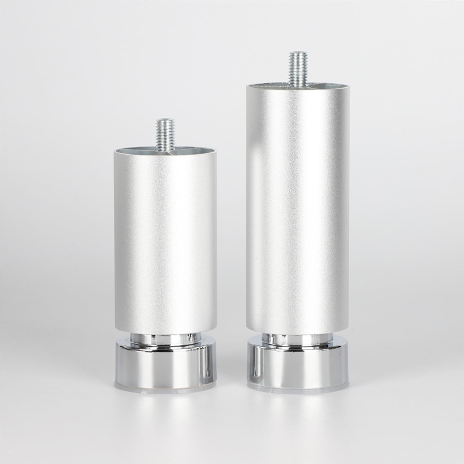 Gambe regolabili per divano, confezione da 4, in lega di alluminio M10, altezza regolabile 6-40 cm, perfette per divani e tavolini da caffè, resistenti, 25 cm / 9.8in