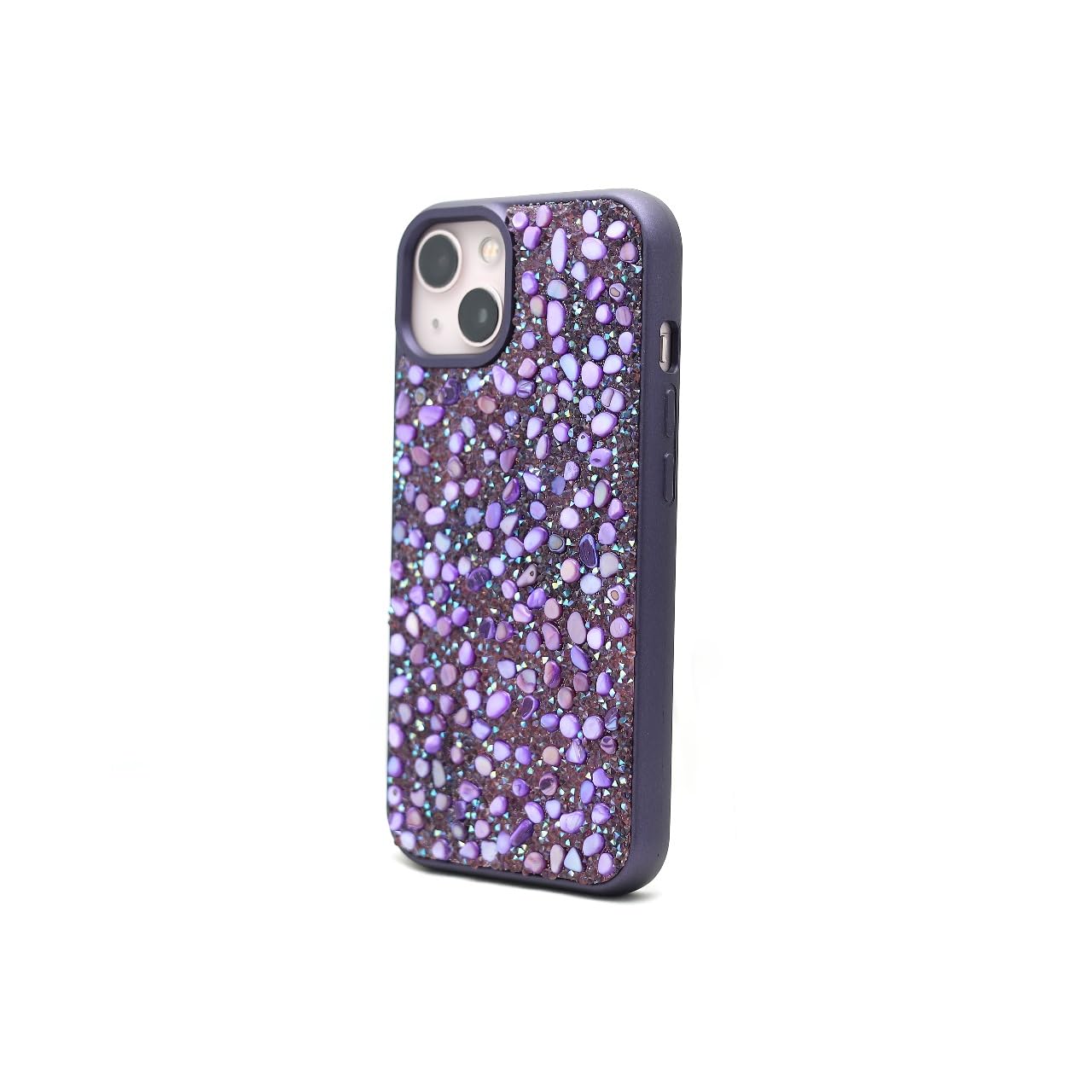 CELL 4's Purple Swarovski Crystal Stone Premium Luxury Case Cover