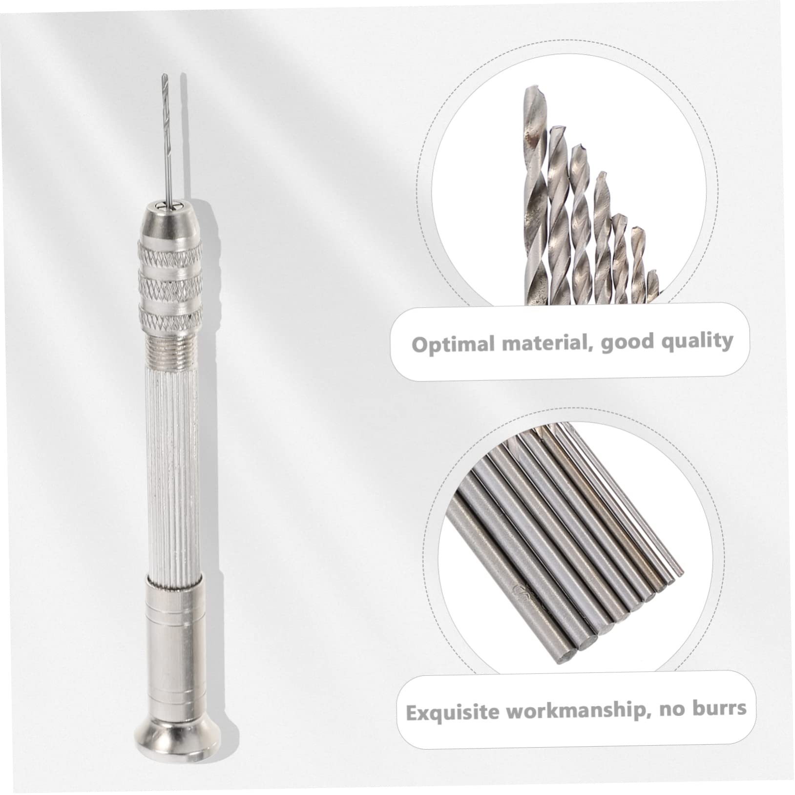 Generic Hand Drill for Jewelry Making 1 Set Precision Tools Manual Drill Set for Wood Beads Res