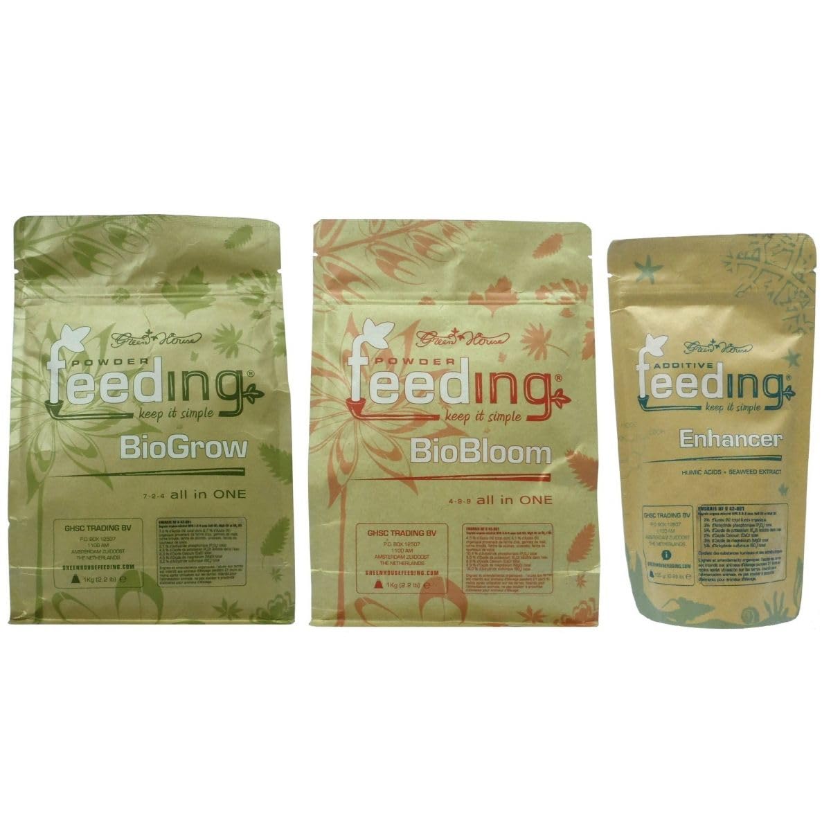 Pack engrais Powder Feeding kilo - GREEN House
