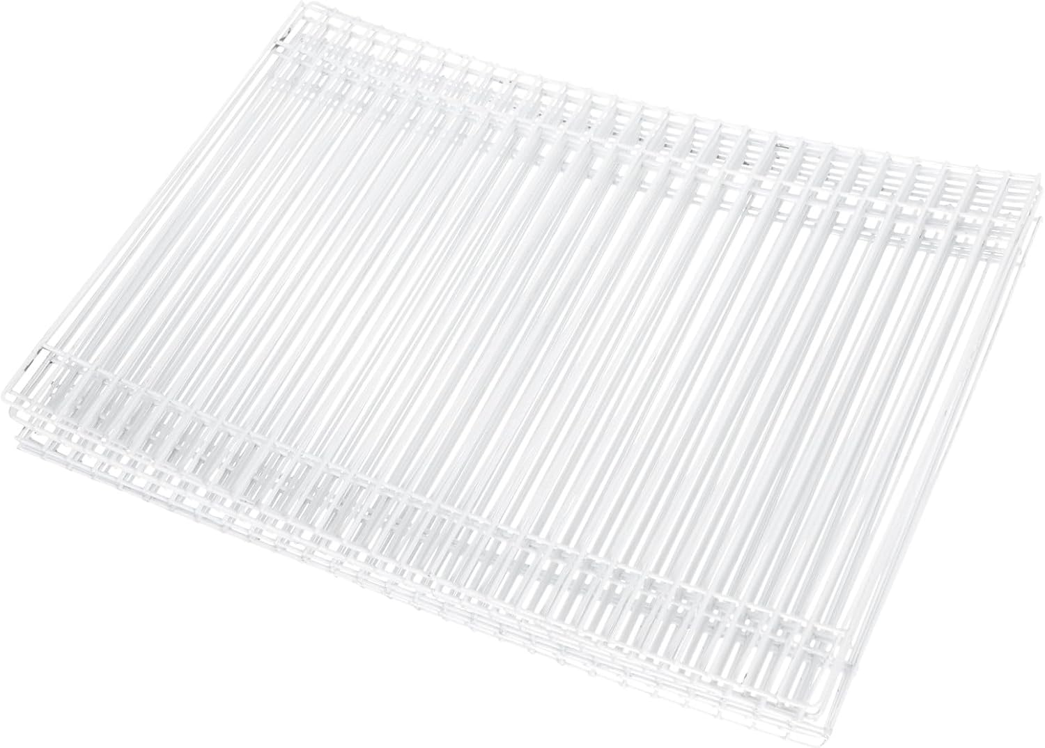 Kisangel Small Pet Playpen Metal Fence 23x35cm 8pcs White Indoor Safety Enclosure Hamster Exercise Pen for Small Animals