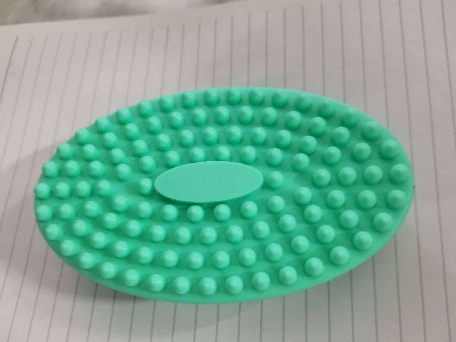 Bola De Ducha De Silicona Cepillo De Masaje De Ducha De Cuero Cabelludo Cepillos De Baño Peine De Lavado De Cuerpo Suave Cepillo De Champú De Baño De Ducha Corporal,Verde