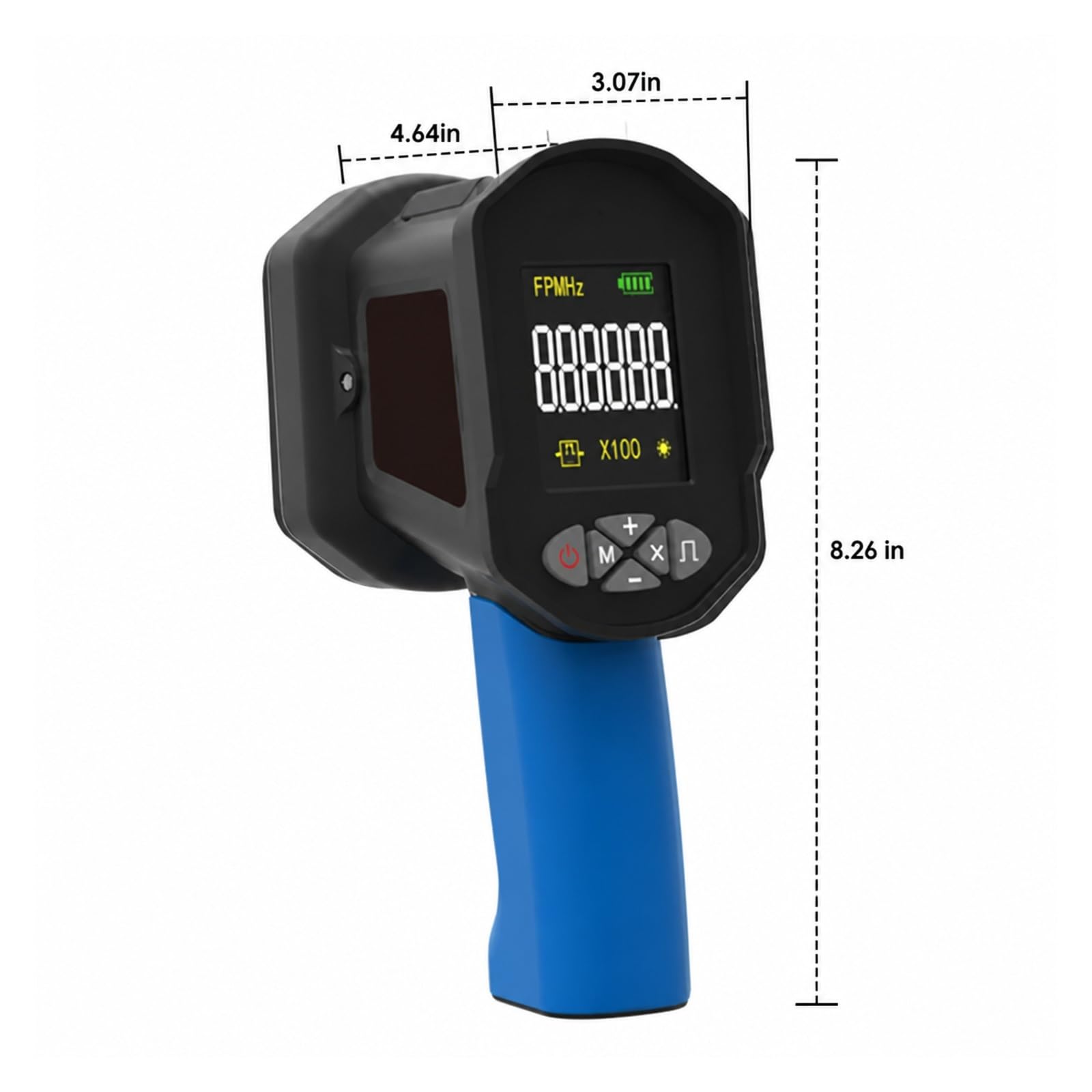 Cyfrowy, Cyfrowy Ręczny Stroboskop 60-99999 FPM Obrotomierz LED