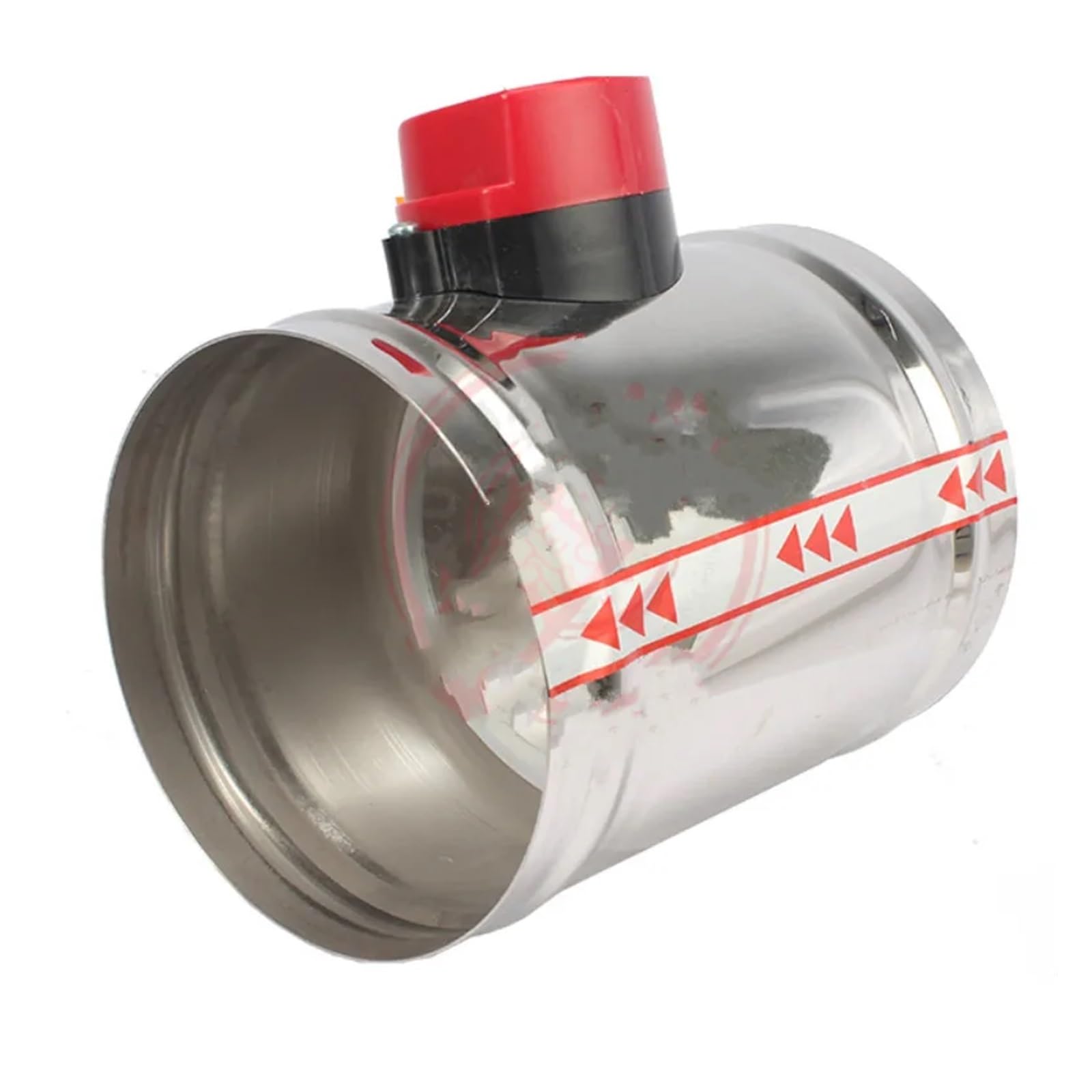 51-400 mm 201SS Zawór elektromagnetyczny elektryczny przewód powietrzny zawór zwrotny zawór zwrotny do rury wentylacyjnej 220 V 12 V 24 V (63 mm)