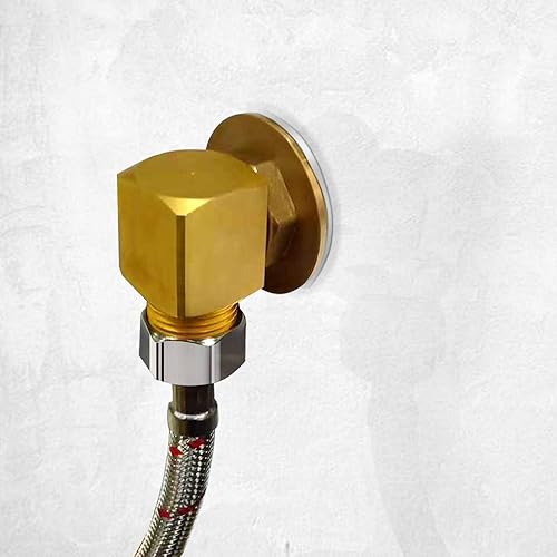 Miniatura 7 de Kit de instalación de grifo de montaje en pared COOLWEST 1/2 IPS a 1/2 pulgada macho Kit de montaje contra salpicaduras Kit de adaptador de conector