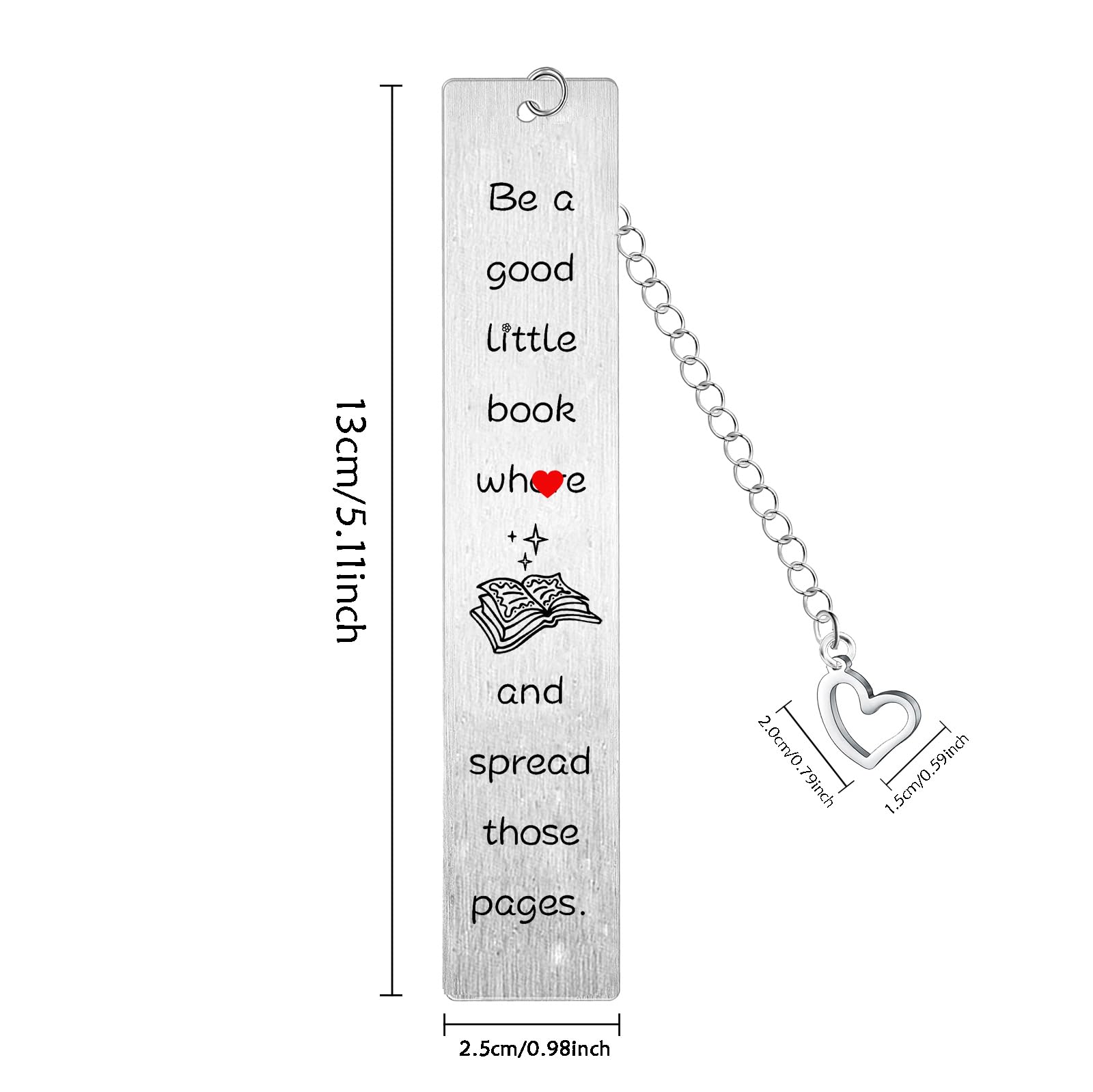 Funny Bookmarks for Girl Women Bookworm Nerd Bookish Gifts for Book Lovers Friendship Gifts for Women Friends Best Friends Book Readers Reading Gifts - Image 2