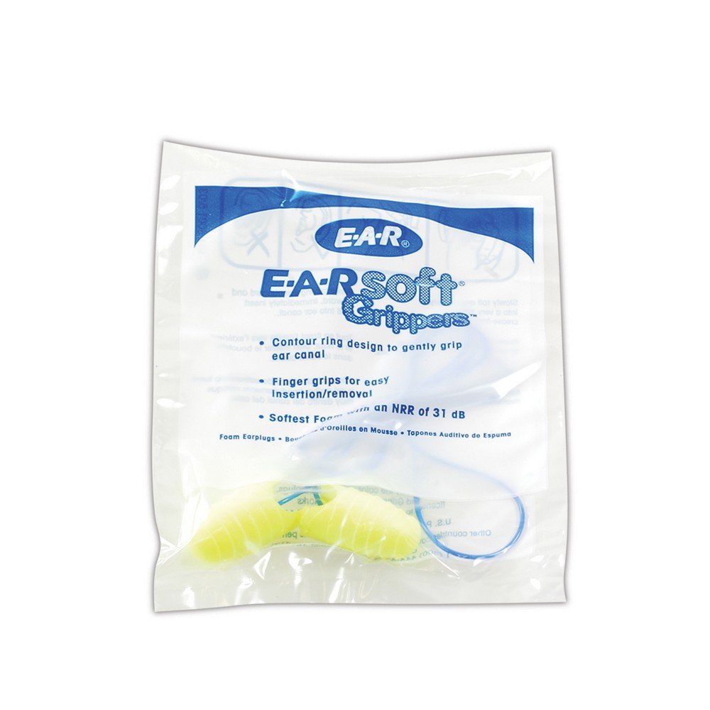 3M 312-6001 E-A-Soft - Tapones para los oídos con cable