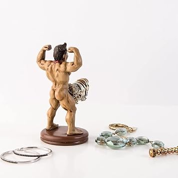 Mens Full Body Jewelry Ring Holder, Jewelry Display Holder Jewelry Organizer, Fathers Day Valentines Day Gifts, Party Gag Gift, Anniversary Wedding for Her Him Husband Wife Girlfriend Bride 1Pcs