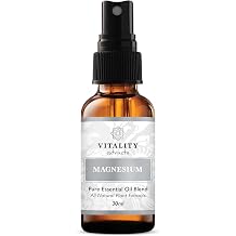 Vitality Extracts Magnesium Spray 30ml - Mineral-Rich, Easy Application, Relaxation, Skin Calming, Magnesium Chloride, Deionized Water