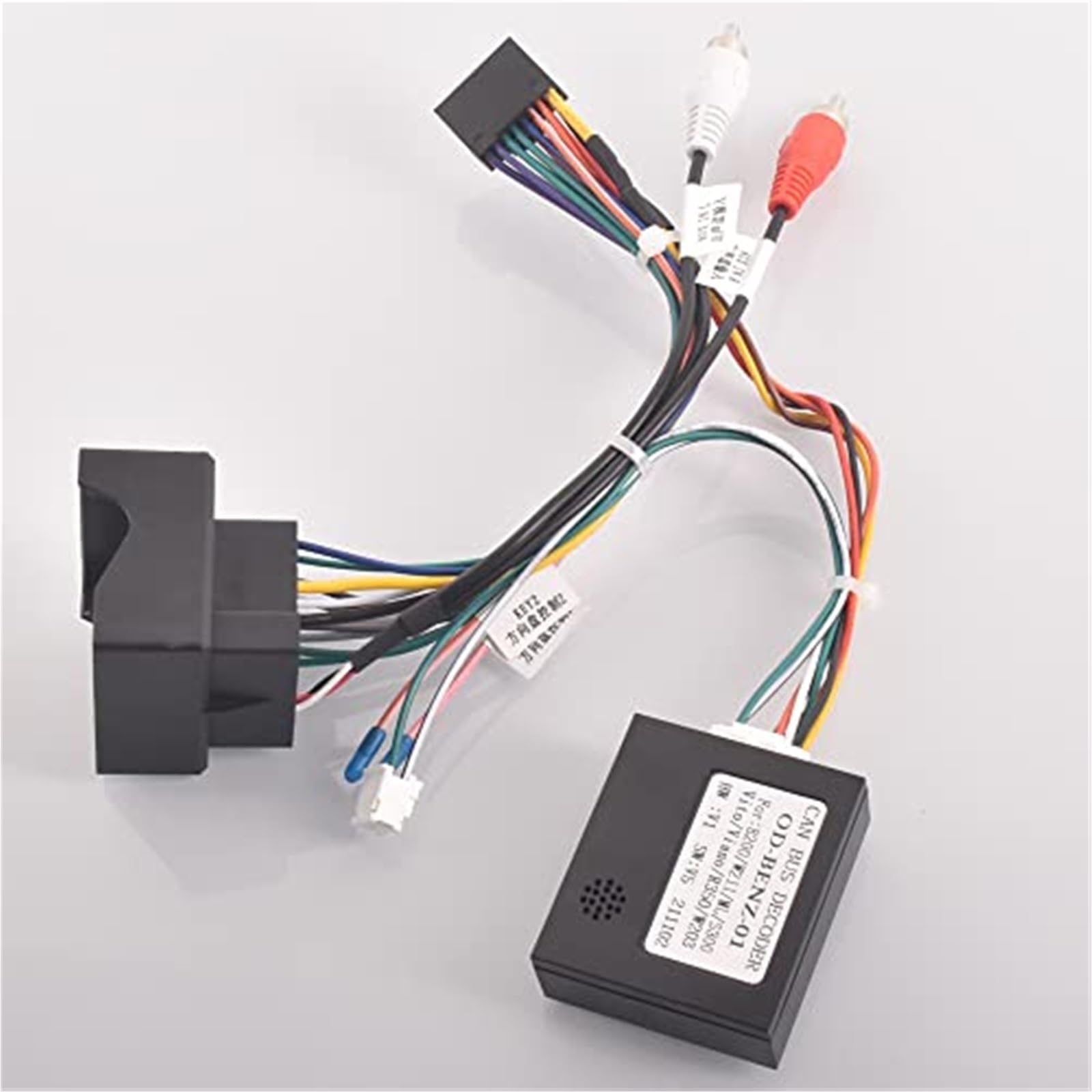 Radio samochodowe Stereo kable w wiązce adapter do kabla Android 16pin, dla mercedesa, dla, W169 W176 W245 W246 W203 W209 W164 W639 x164 Kabel adaptera radia samochodowego