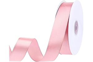 50 Yards 1 Inch Pink Ribbon: Elevate Gifting and Décor with Endless Versatility