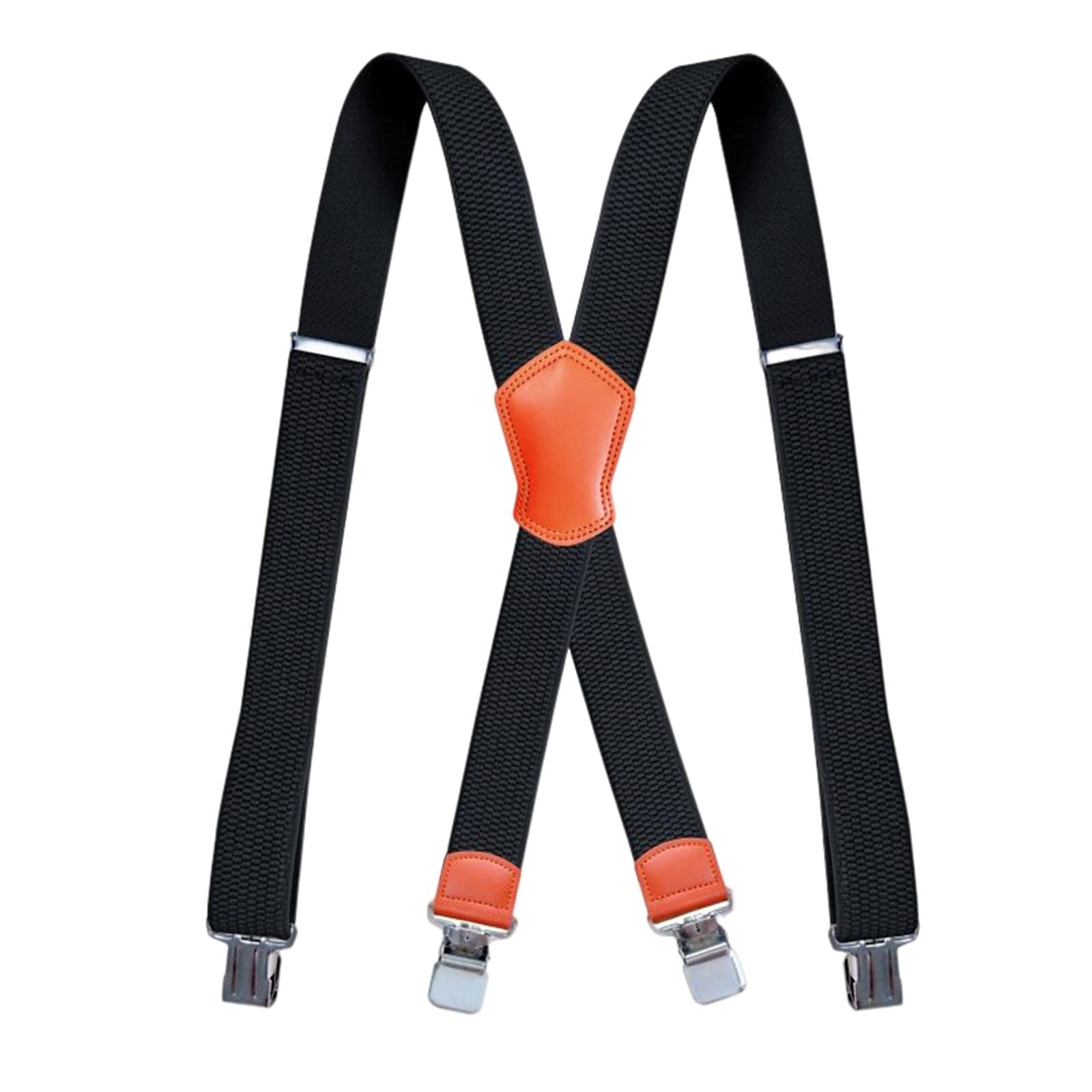 nivaa Suspender for Men ElasticStrong Clips 3.8cm Wide Adjustable X Type Braces-picture-42
