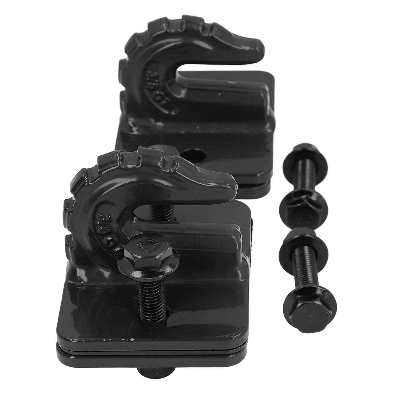 Yctze 2er-Set Traktor-Eimer-Greifhaken, Robuster Haken aus Legiertem Stahl, Haken mit Verzinkter Pulverbeschichtung, Ideal für Traktor-Eimer, Wohnmobile, UTVs und LKWs mit Einem Gewicht von 15.000