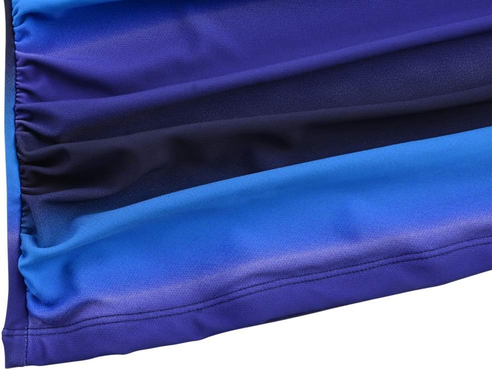 Hilor Women's Tankini Tops Shirred Ruffled Swimsuits V Neck Swimwear Top - Image 7