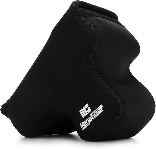 Miniatura 2 de MegaGear MG1887 - Funda de neopreno ultra ligera para cámara compatible con Fujifilm X-T200 (XC15-1.772 in), color negro