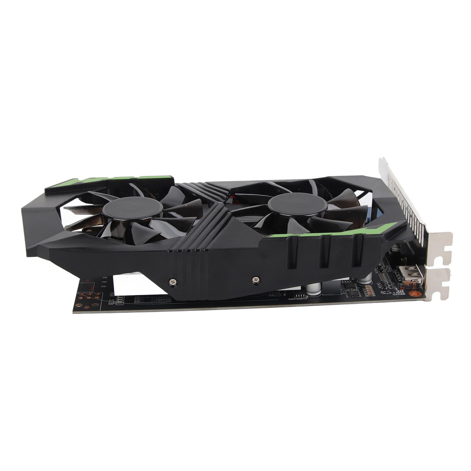 Karta Graficzna 128bit 4GB DDR5 1350MHz Akcesoria Komputerowe Podwójny Wentylator Stacjonarny o Wysokiej Wydajności Garnitur do Multimediów do Gier