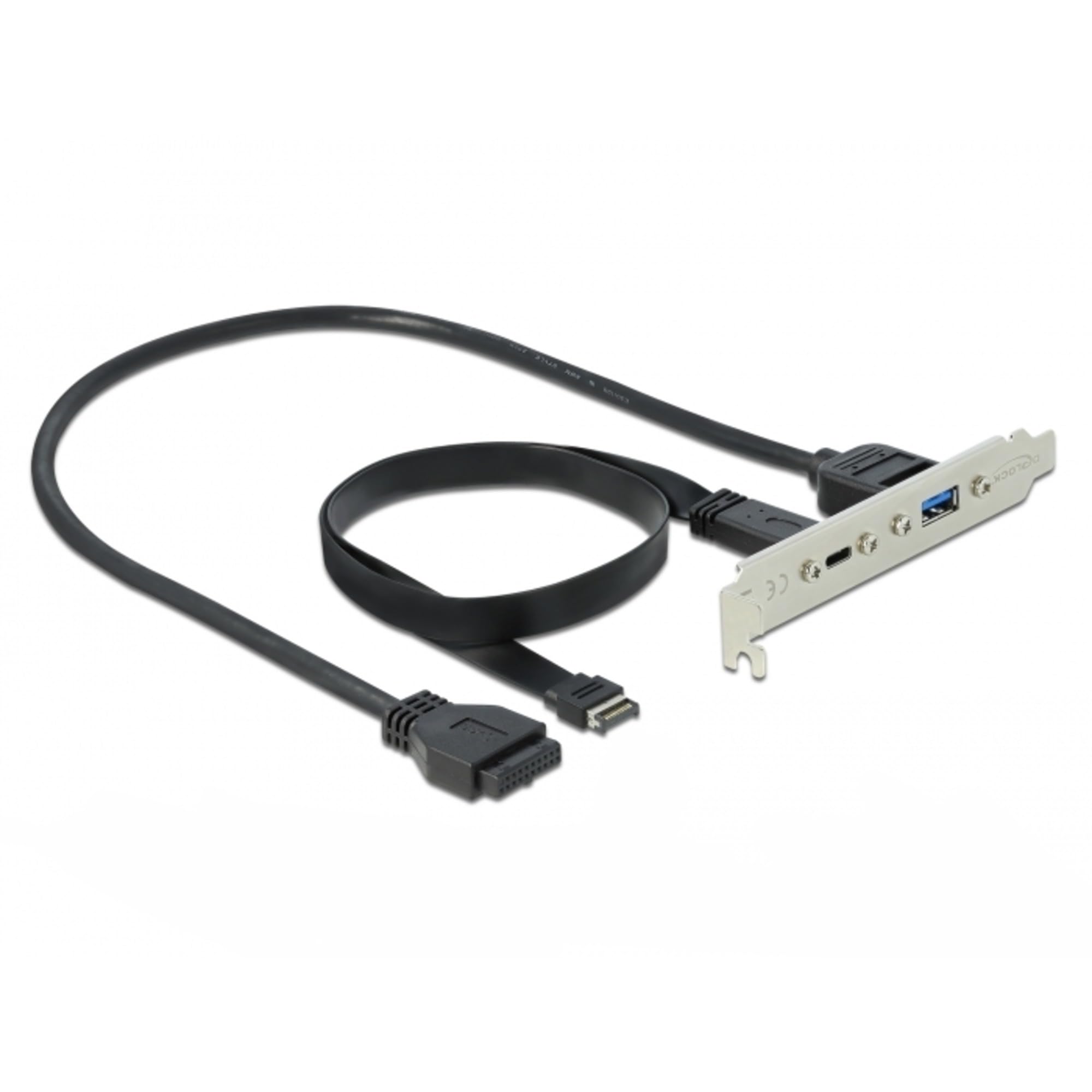DELOCK 89934 ADAPTADOR DE CABLE USB C USB A NEGRO