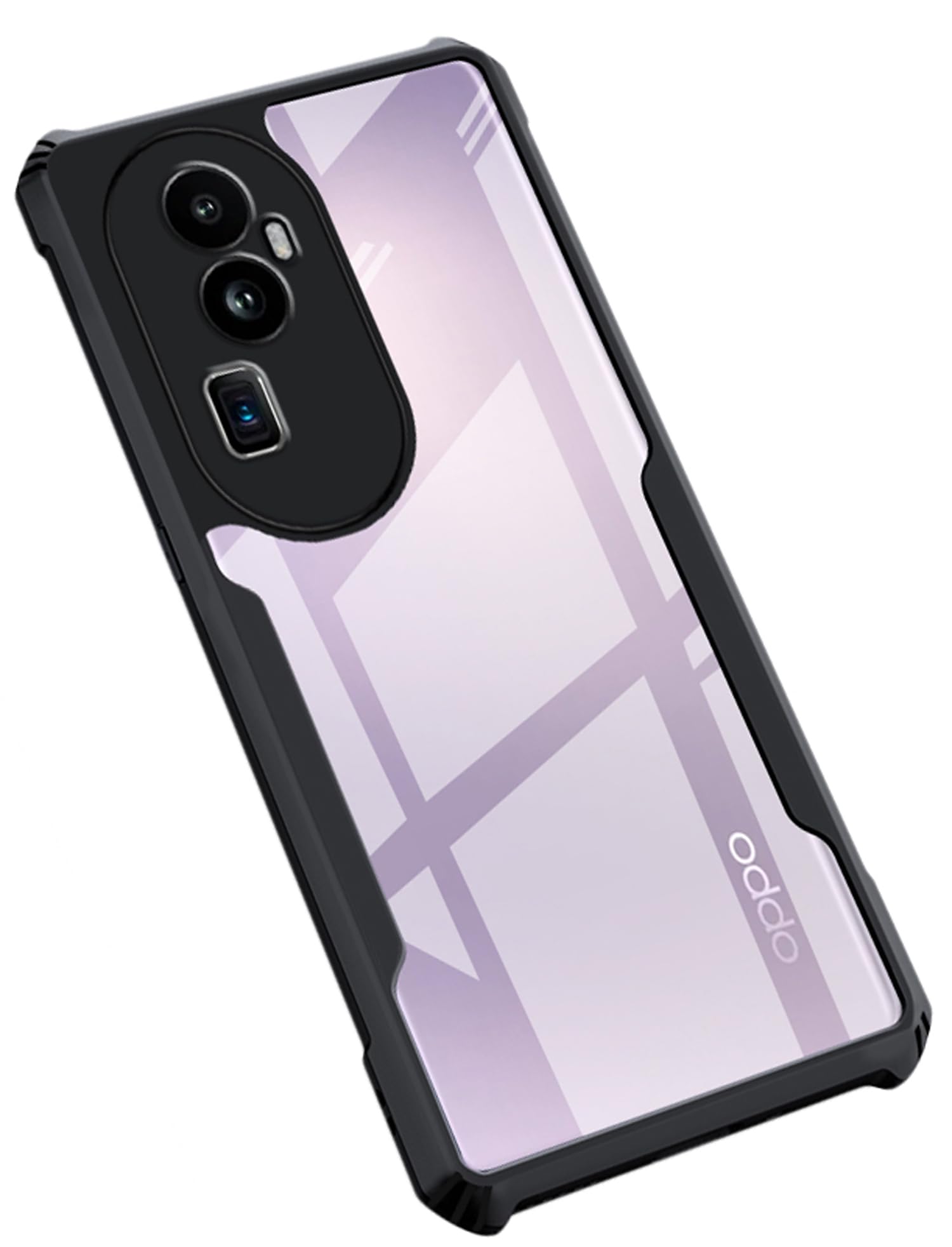 KAPA Beetle Back Cover for Oppo Reno 10 Pro Plus | [Military Grade Protection] Shock Proof Slim Hybrid Bumper Case (Black) (B0CKT4PB6F) Amazon Price History, Amazon Price Tracker