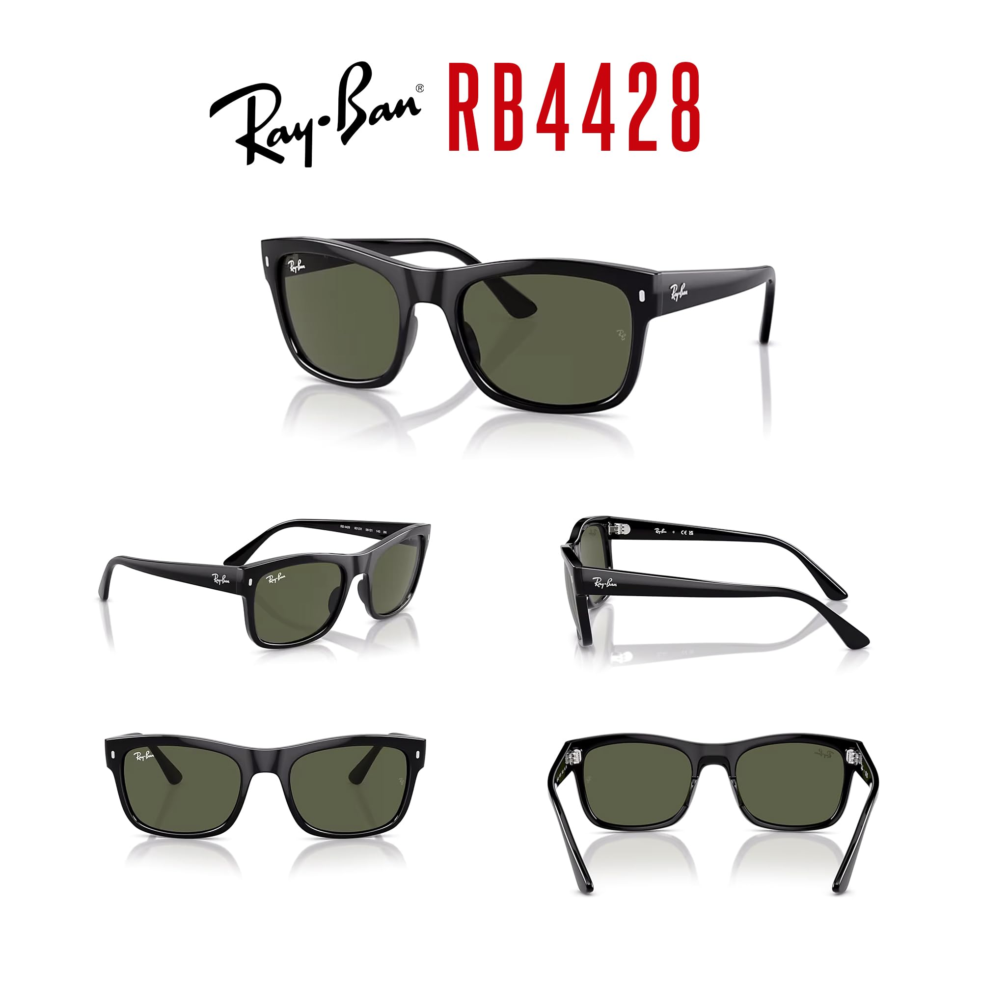 RayBan 0RB4428 Sonnenbrille 601/3156