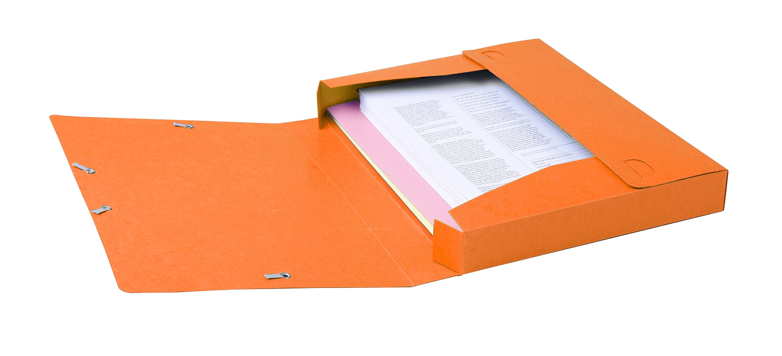 Exacompta, Ref. 14017H, 10 CARTOBOX filing boxes with rubber bands, delivered flat, 4 cm spine, 7/10th glossy card, 600g/m² - Image 2