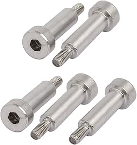 Sourcingmap 5pcs 304 Stainless Steel Hex Socket Shoulder Bolt 5mm ...