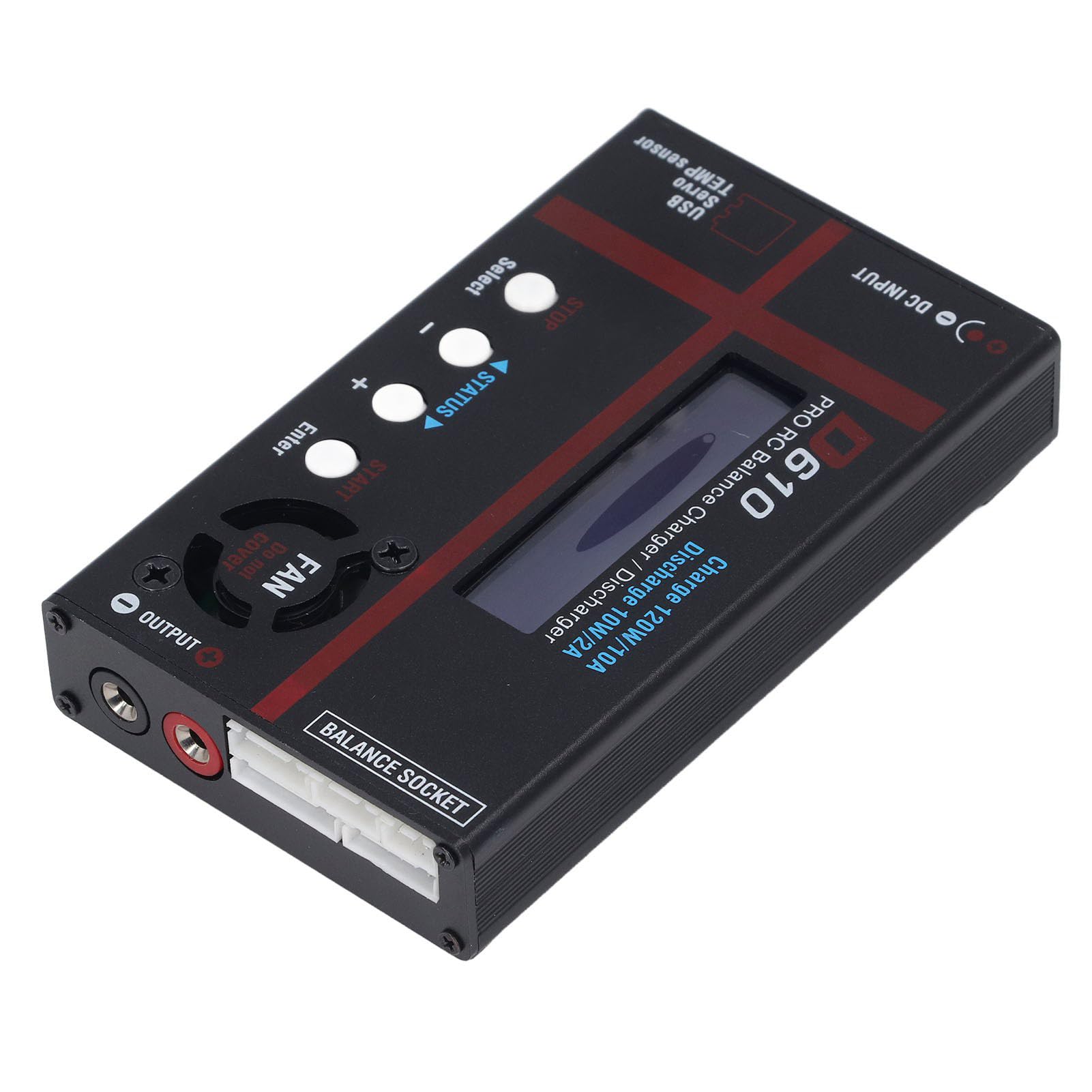 Fafeicy Caricabatterie Bilanciato da 120 W Caricabatterie Lipo Li-ion LiFe NiMH con Rilevamento Automatico delle Celle per Batteria Intelligente 1-6S Lipo 1-15S NiMH RC
