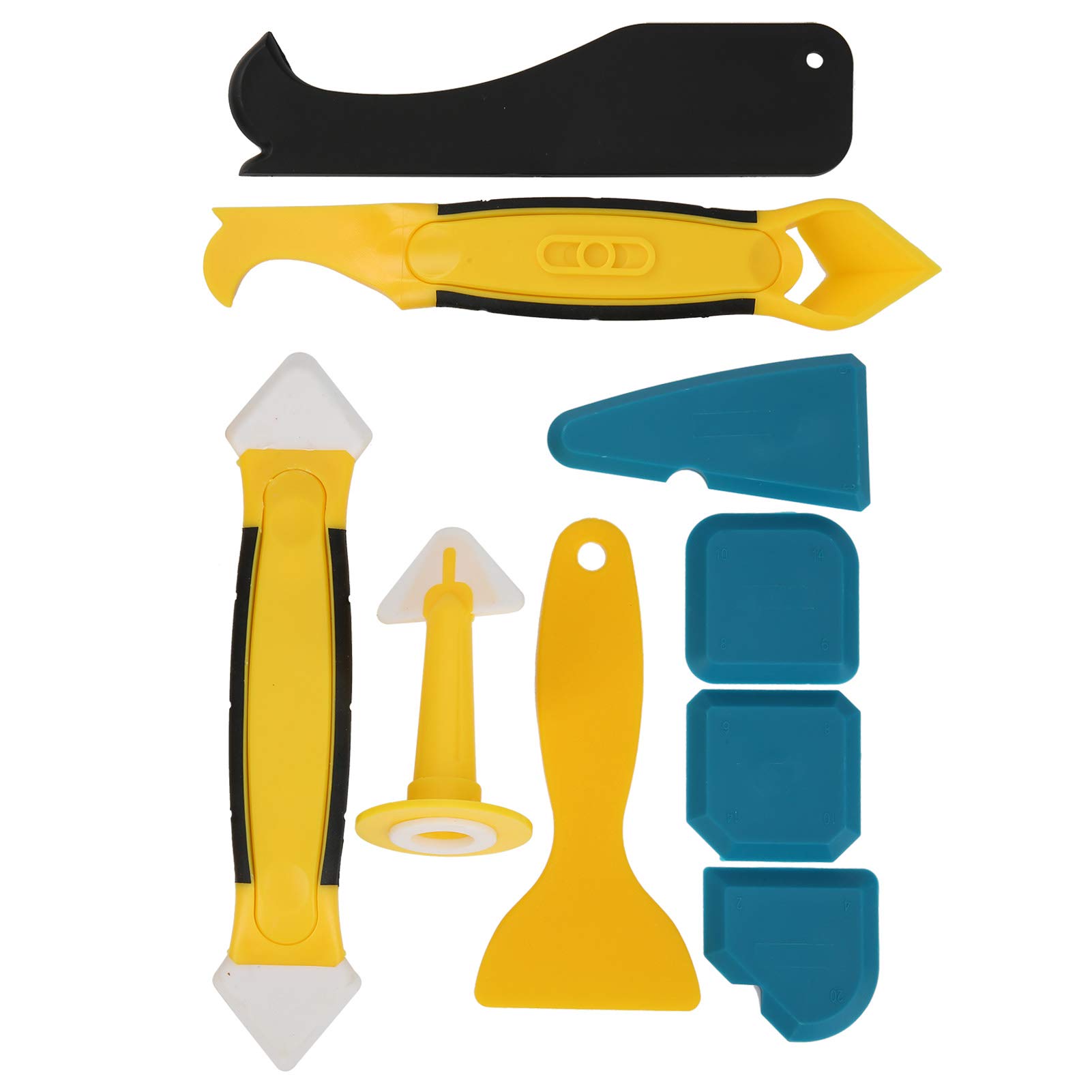 20 Stks Caulking Tool Kit Silicone Sealant Afwerking Gereedschap, Siliconen Nozzle Applicator, Grout Schraper, Reinigingsborstel, Herbruikbaar Voor Keuken Badkamer Raam Wastafel Joint 20 Stks Caulking Tool Kit Silicone Sealant Afwerking Gereedschap, Siliconen Nozzle Applicator, Grout Schraper, Reinigingsborstel, Herbruikbaar Voor Keuken Badkamer Raam Wastafel Joint