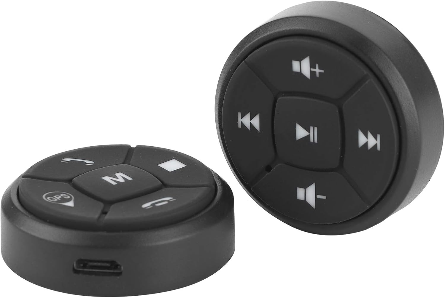 Amazon.co.jp Bluetooth メディア リモート、ステアリング ホイール コントロール ボタン キット メディア リモート